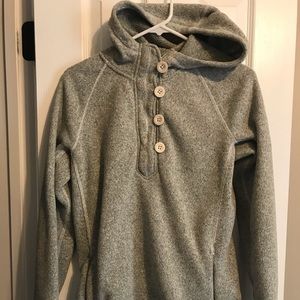 North face hooded sweatshirt